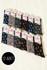 Lot De 12 Paires De Chaussettes À Motif Léopard Assorties Pour Femme 2