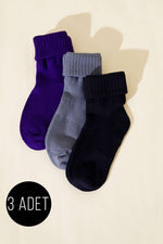 Chaussettes de bottes pour femme par lot de 3 assorties 6