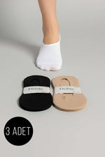 Assortiment de 3 paires de chaussettes de ballet micro laser pour femmes 1
