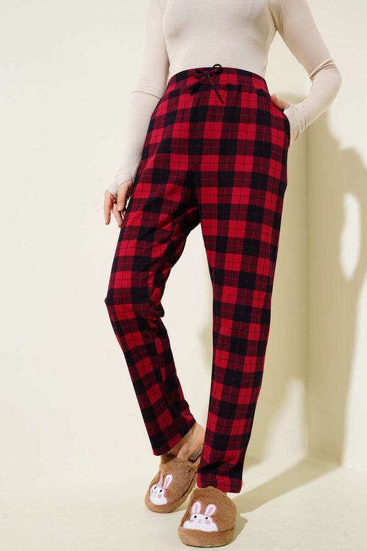 Kadın Versa Pijama Alt Bordo