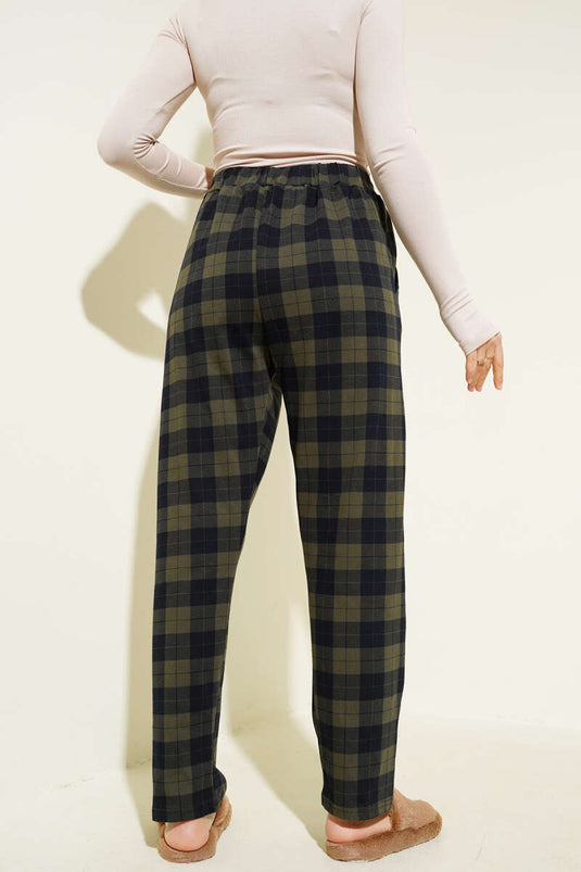 بنطلون بيجامة فيرسا نسائي كاكي