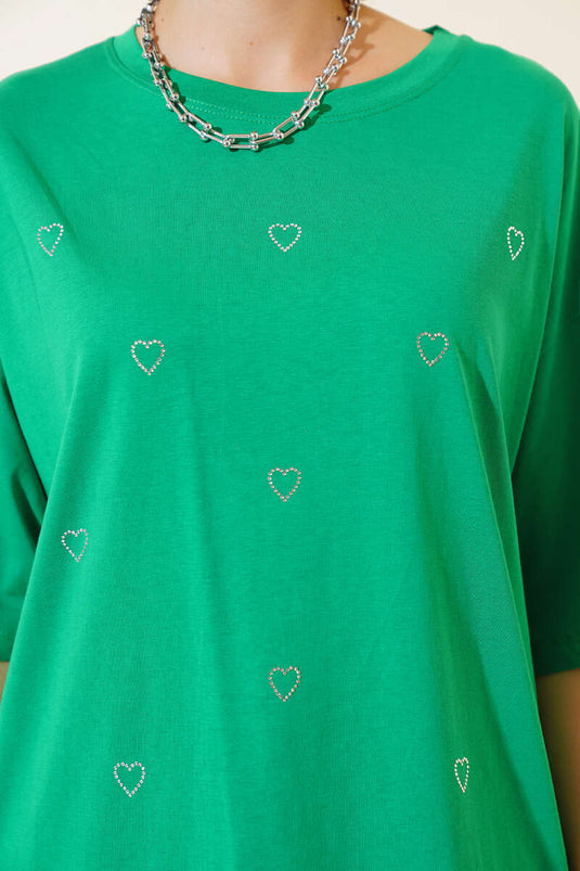 T-shirt Pierre Coeur Vert