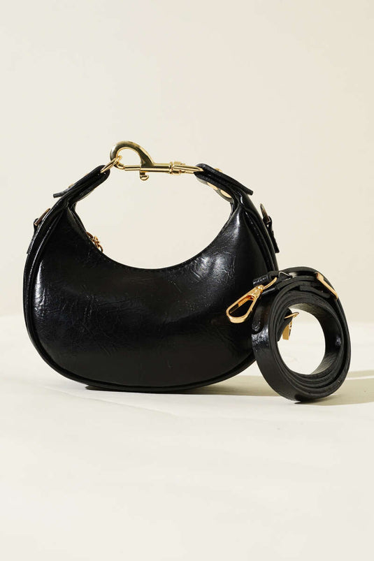 Hooked Mini Bag, Black