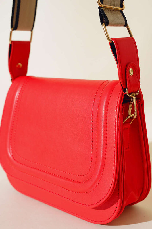 Cap Bag Clutch Red