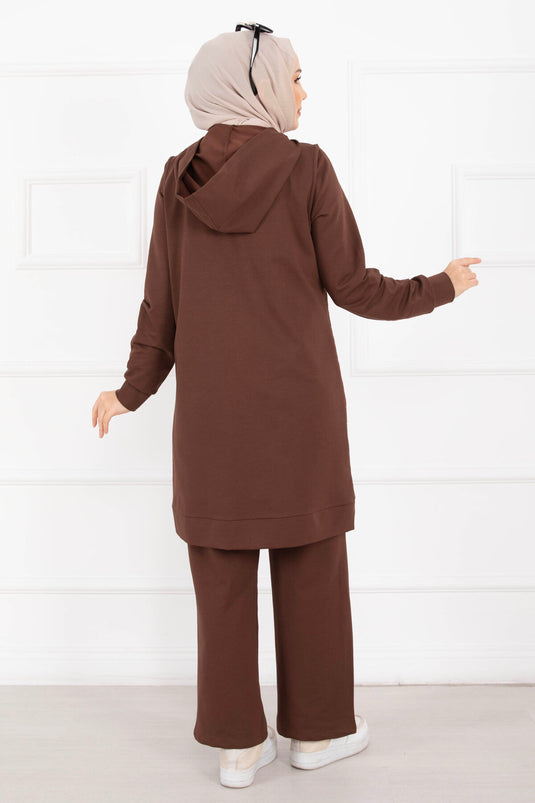 Kapitone Yelekli Üçlü Takım Taba