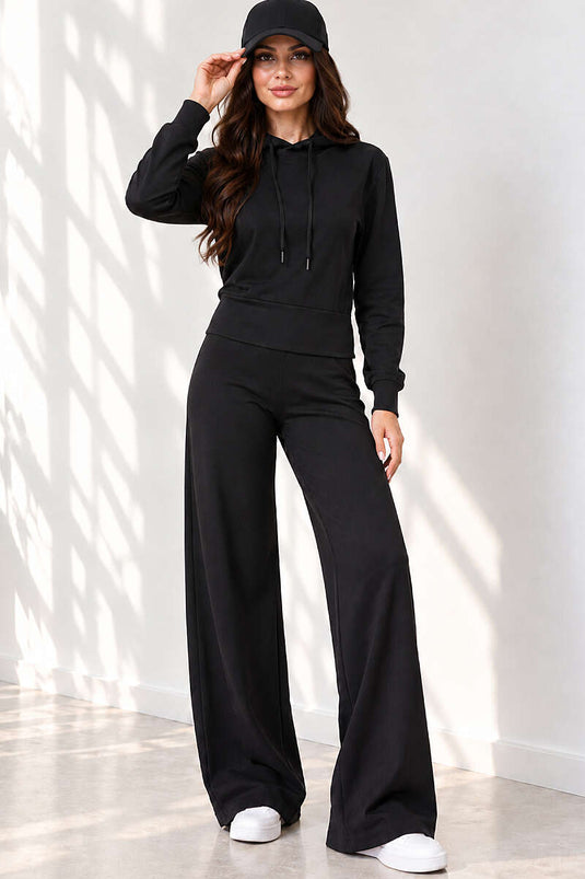 Ensemble Basic À Capuche Bleu Marine
