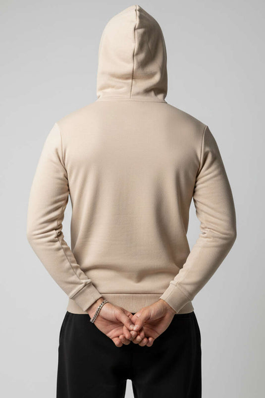 Hooded Three-Thread Sweatshirt Stone