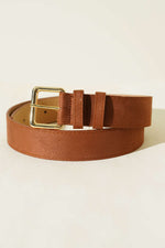 Ceinture en métal à boucle Kare couleur fauve