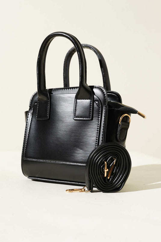 Sac carré noir