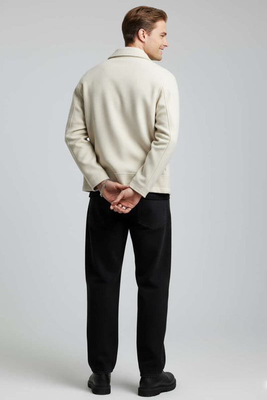 Kaşe Erkek Mont Taş