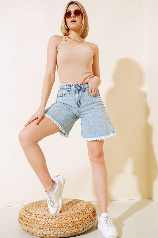 Body con spalline sottili e canotta color latte