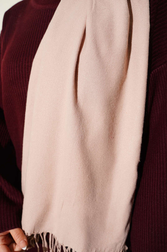 Kaşmir Omuz Şalı Latte