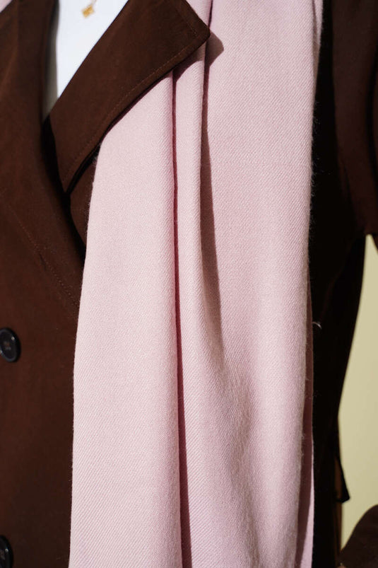 Kaşmir Omuz Şalı Pudra