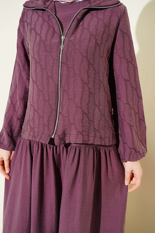 Ensemble Kat Kat Tensel Jileli Magenta