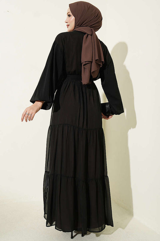 Ensemble De Robe Deux Pièces Enveloppée Latte