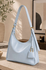 Sac À Main Bébé Bleu Avec Boucle De Ceinture