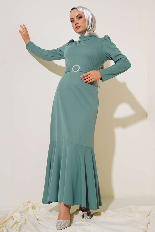 Robe Boucle De Ceinture Menthe