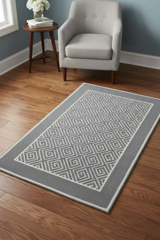 Kilim à motifs en relief assortis 5