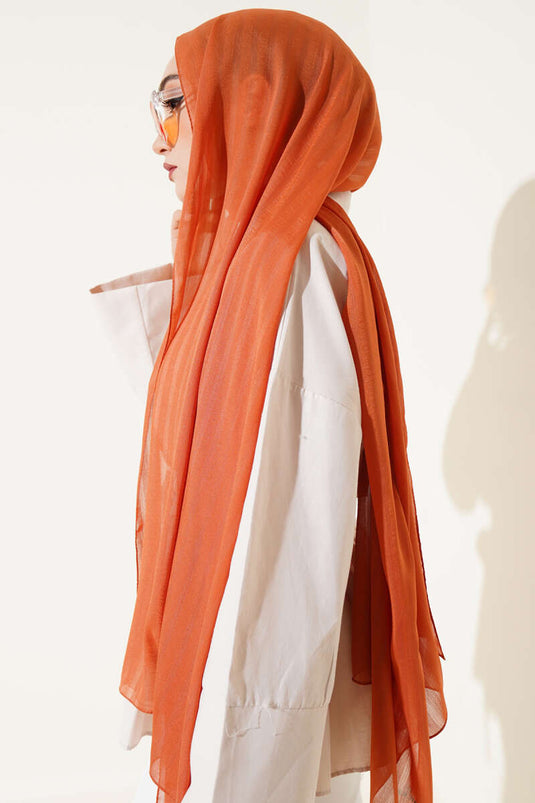 Self-Striped Jacquard Shawl Tile