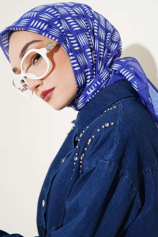 Écharpe imprimée à motifs assortis Saks