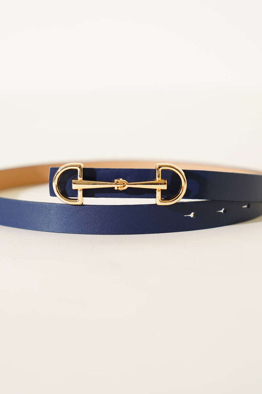 Ceinture à boucle de sécurité bleu marine