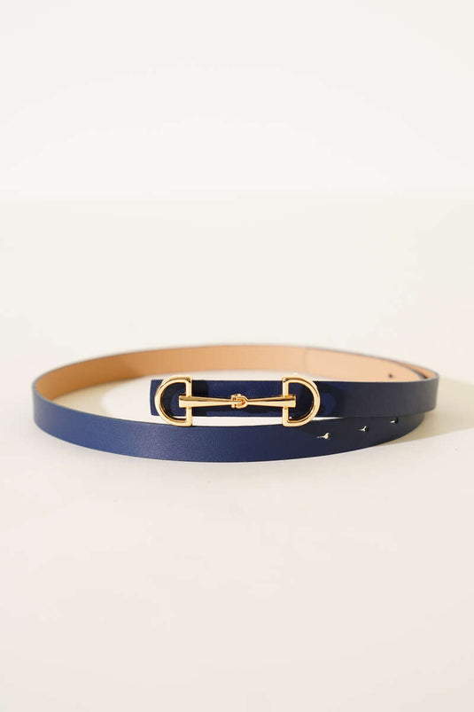 Ceinture à boucle de sécurité bleu marine