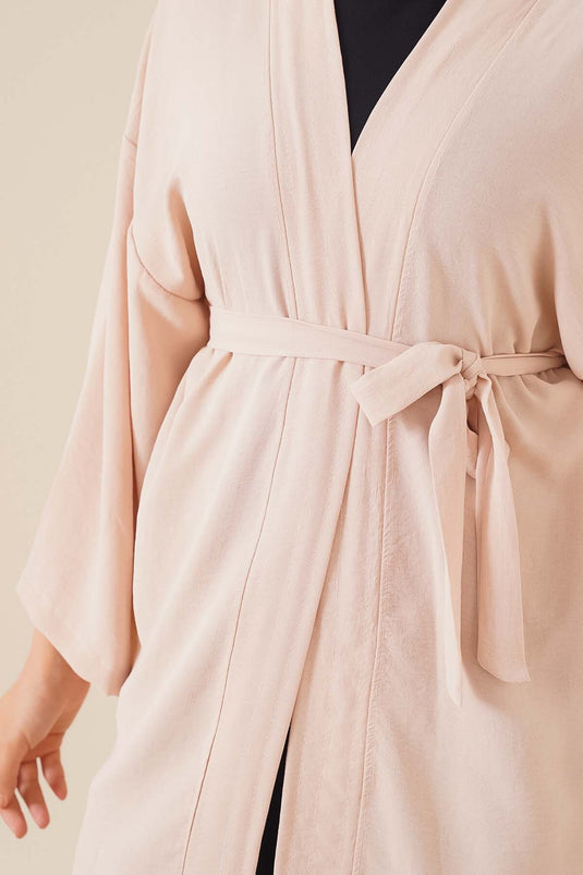 Kort Kimono Beige