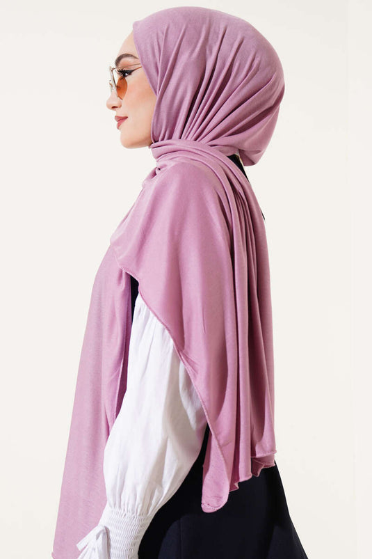 Classic Combed Cotton Shawl Persian Rose