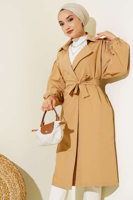 Belted Trench Coat Latte