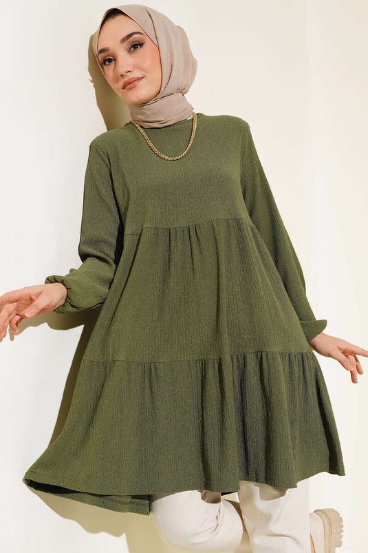 Hooded Tunic Khaki