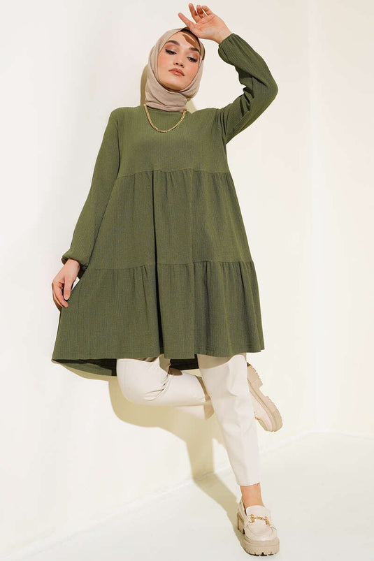 Hooded Tunic Khaki