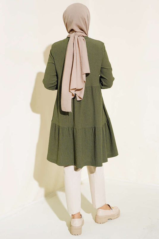 Hooded Tunic Khaki