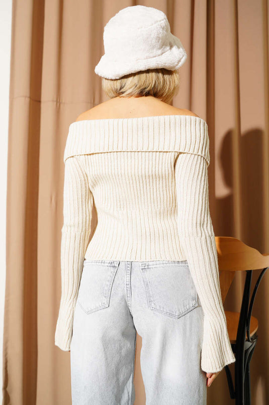 Cardigan lavorato a maglia con spacchi sulle maniche, beige