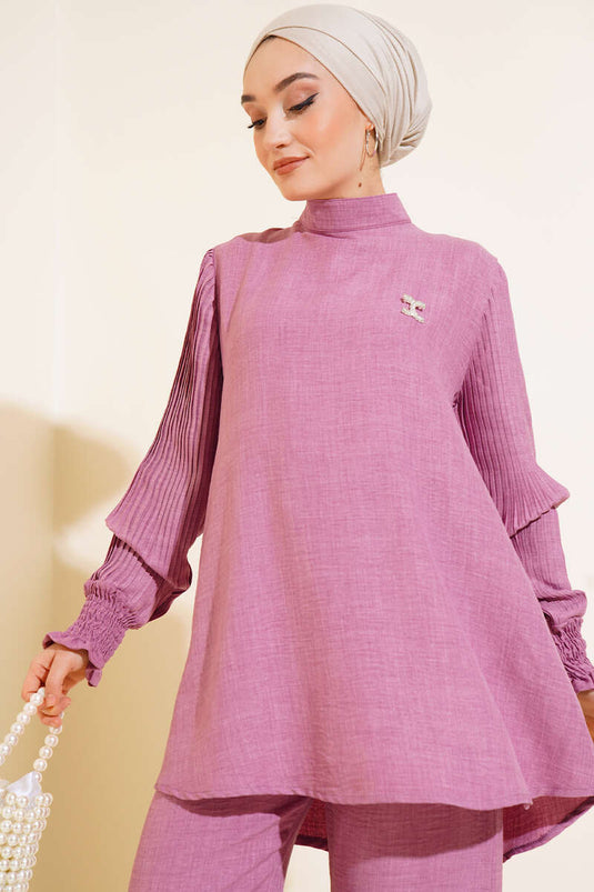 Colliers Piliseli Keten İkili Takım Magenta