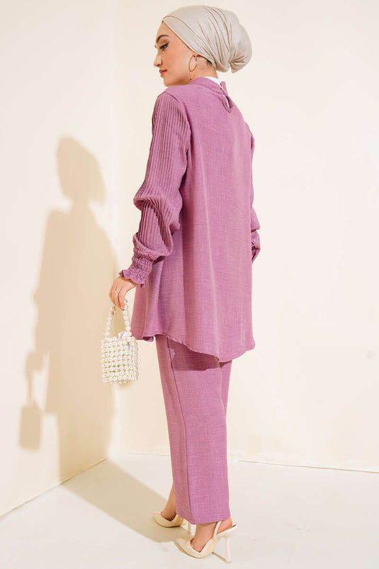 Colliers Piliseli Keten İkili Takım Magenta