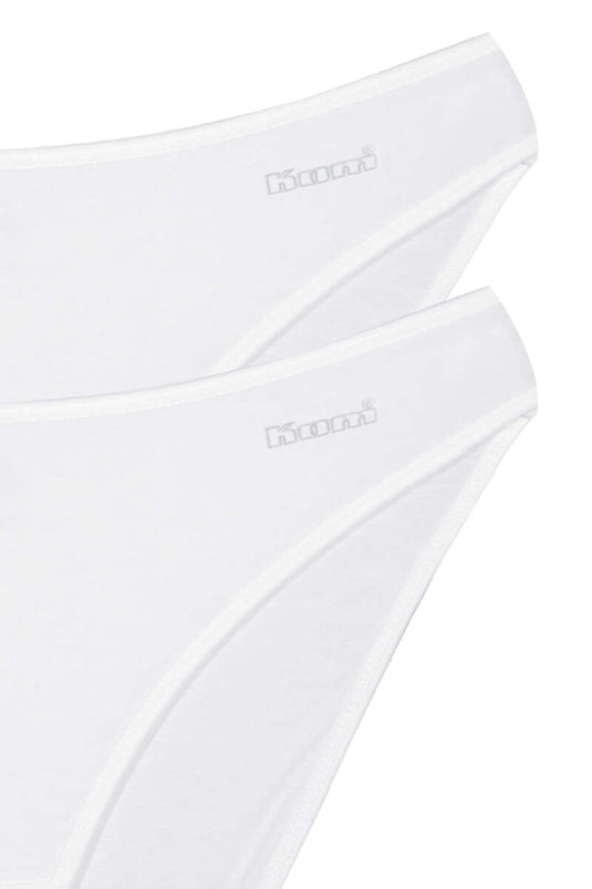 مجموعة ملابس داخلية أساسية من كوم، قطعتين، باللون الأبيض