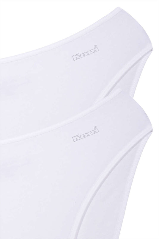 Kom Basic 2'li Slip Külot Beyaz