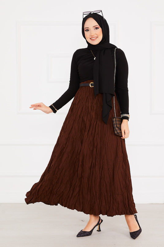 Jupe Hijab Krash Marron