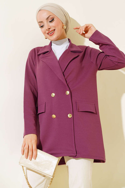 Veste Crêpe Magenta