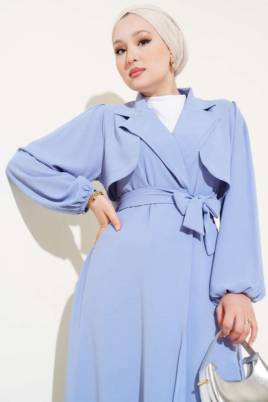 Kuşaklı Yazlık Kap Mavi