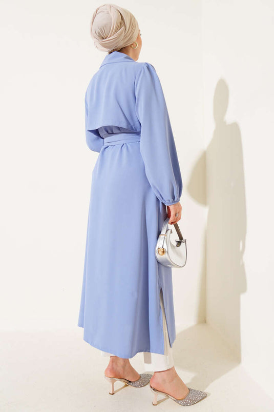 Kuşaklı Yazlık Kap Mavi