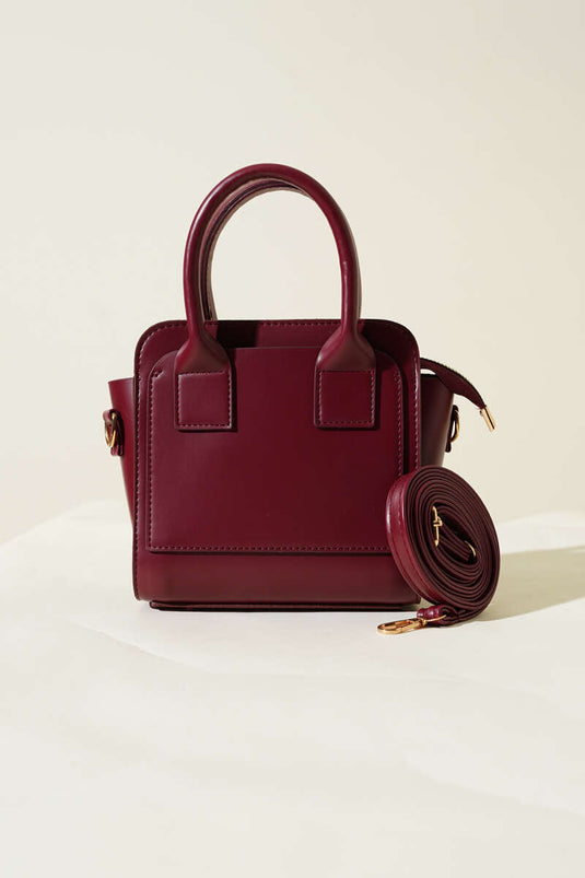 Kutu Model El Çanta Bordo