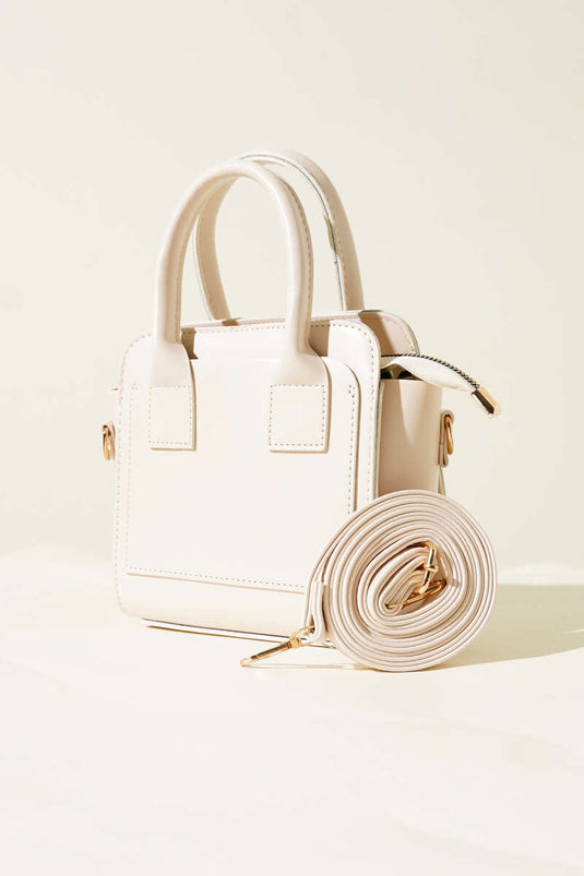 Box Model Handbag Cream