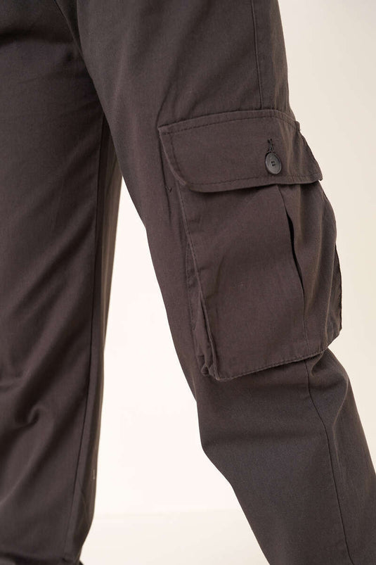 Pantalon Cargo Élastique Antiacide