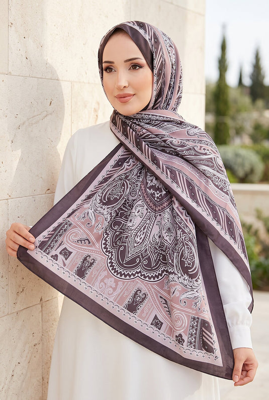 Lava Pattern Modest Shawl -14