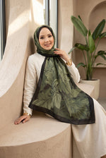 Collection De Foulards Floraux Lavin Kaki