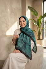 Collection De Foulards Floraux Lavin Émeraude