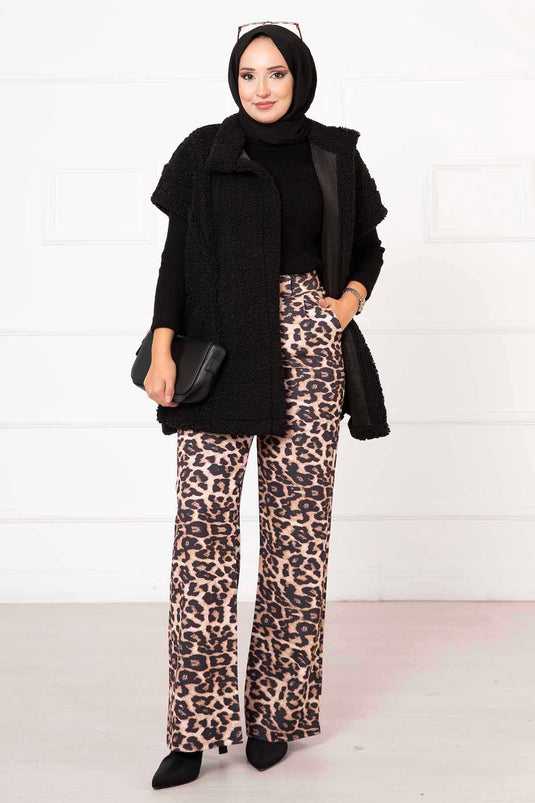 Leopard Print Pants -2