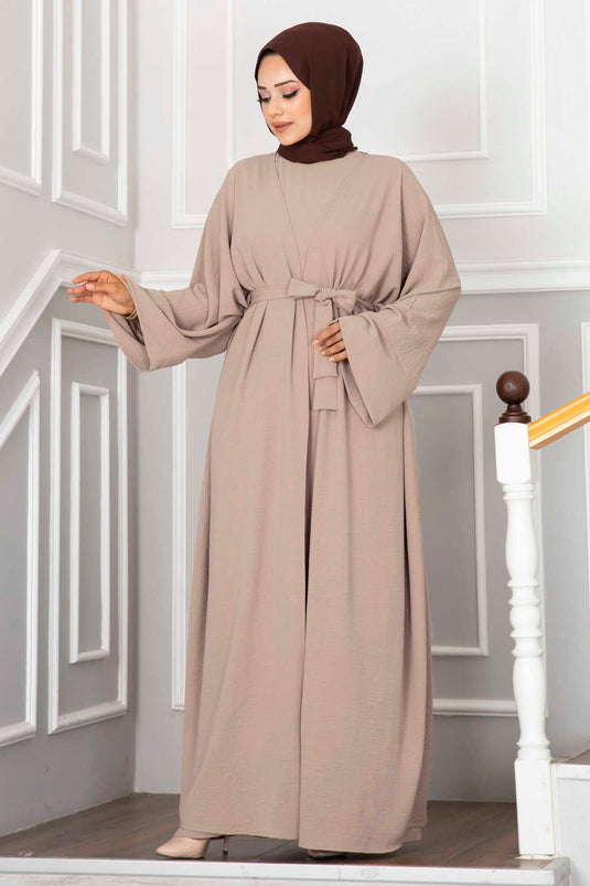 Leyli Hijab Abaya Set Beige