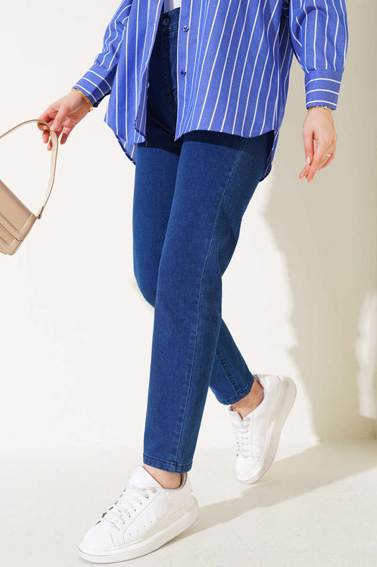 Skinny Fit Denim Pants with Lycra